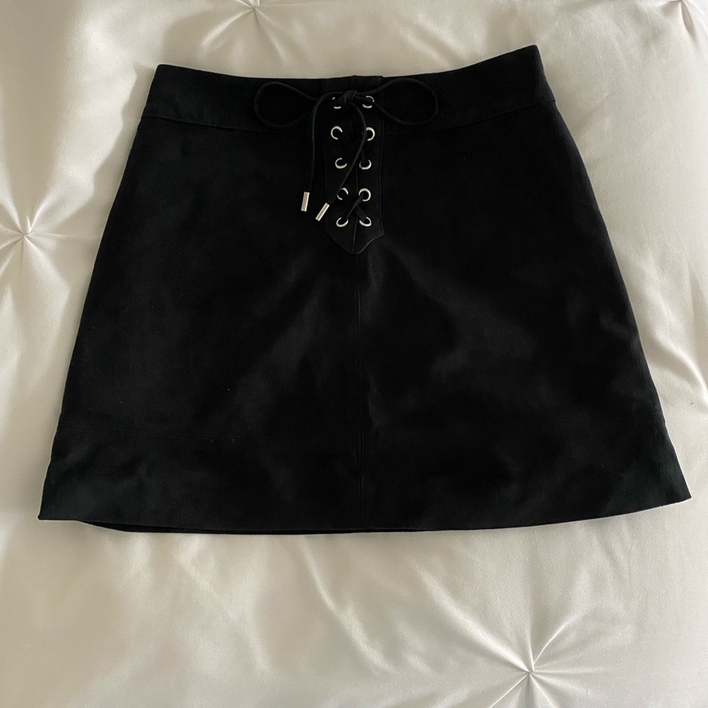 Abercrombie and Fitch Black Velvet Skirt